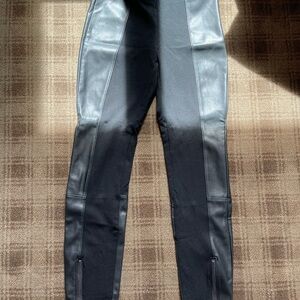 Black Faux Leather Leggings